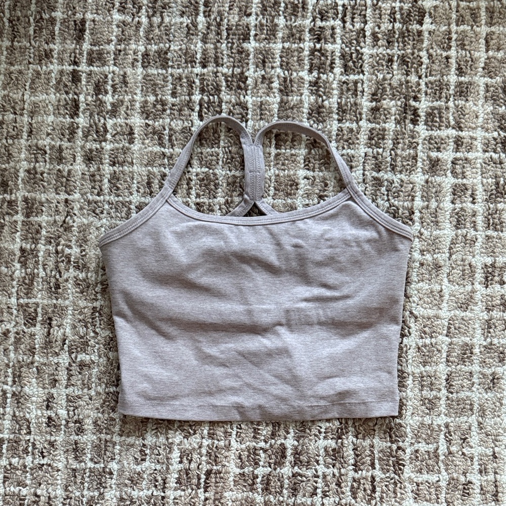 Spacedye Slim Racerback Cropped Tank - Picture 5 of 6
